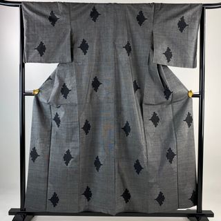 紬 身丈159cm 裄丈65cm 正絹 優品 【中古】(着物)