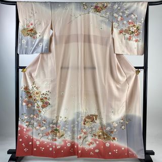 訪問着 身丈163cm 裄丈64.5cm 正絹 優品 【中古】(着物)