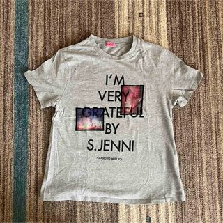 ジェニィ(JENNI)のJENNI    Tシャツ　グレー　160   女の子(Tシャツ/カットソー)