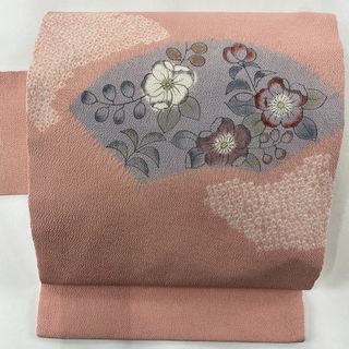 名古屋帯 美品 秀品 正絹 【中古】(帯)