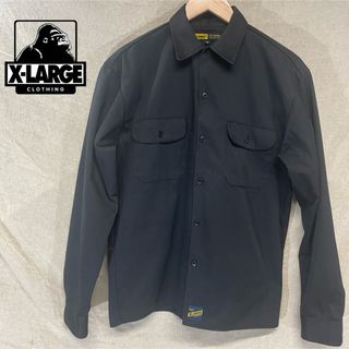 XLARGE - 希少SAMPLE品 XLARGE ワークジャケット シャツ ブラック