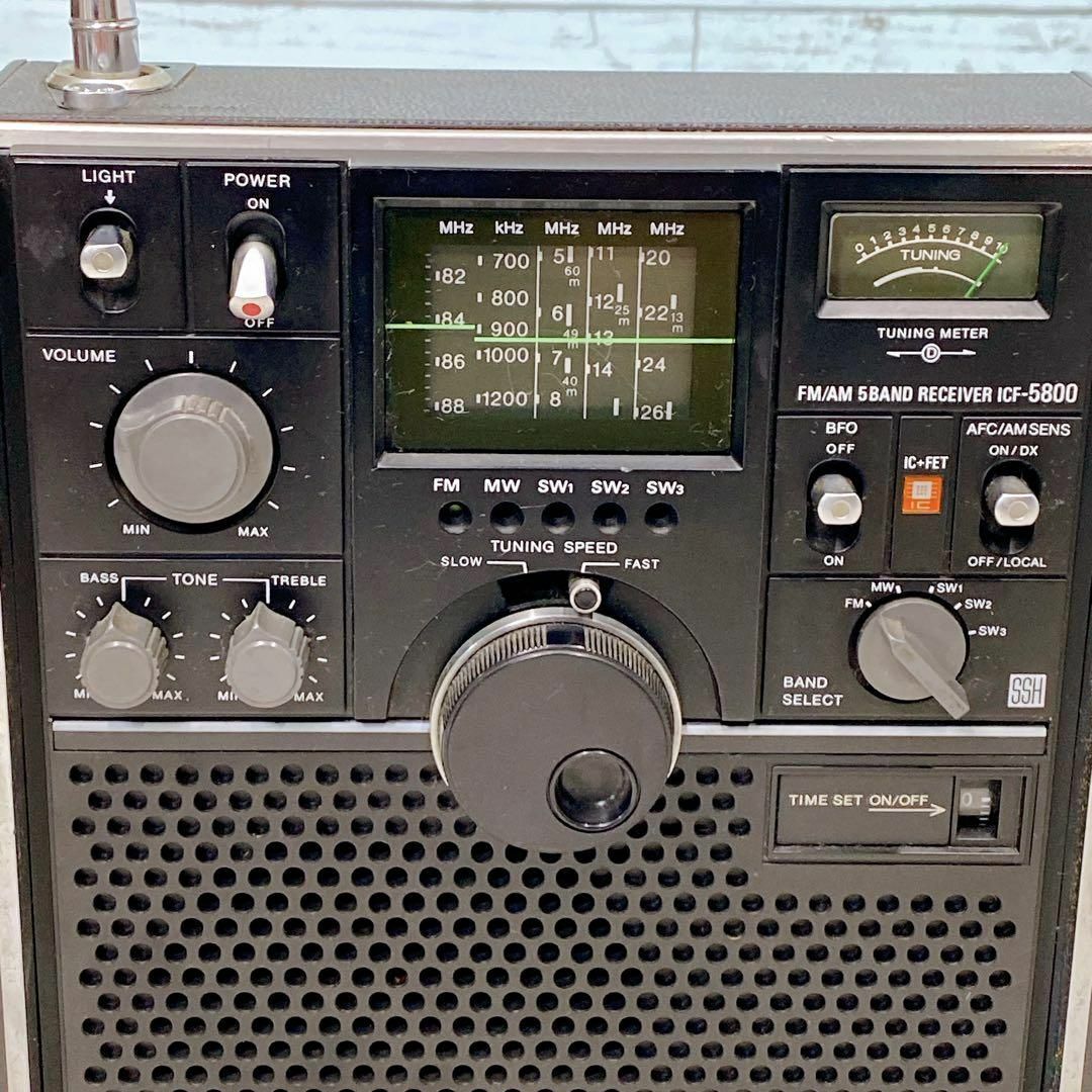 SONY ICF-5800 スカイセンサー5800 BCLラジオ　短波 スマホ/家電/カメラのオーディオ機器(ラジオ)の商品写真