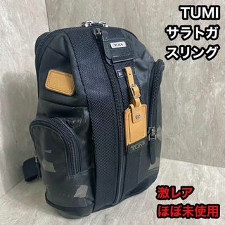 トゥミ(TUMI)の激レア  TUMI トゥミ　ボディバッグ　サラトガ スリング カモフラージュ(ボディーバッグ)