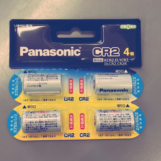 パナソニック カメラ用リチウム電池 CR-2W／4P(4コ入)(その他)