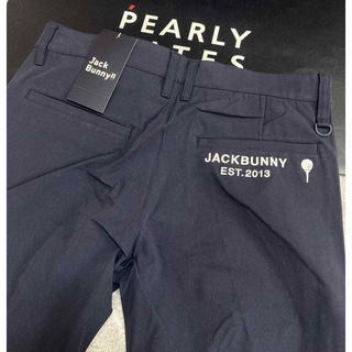 ジャックバニー(JACK BUNNY!!)の新品 パーリーゲイツ ジャックバニー 2WAYストレッチパンツ(5)サイズL/紺(ウエア)