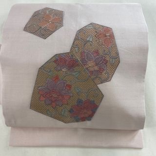 名古屋帯 美品 秀品 正絹 【中古】(帯)