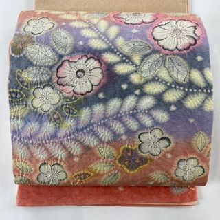 袋帯 秀品 お太鼓柄 正絹 【中古】(帯)