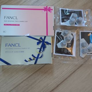 ファンケル　FANCL　サンプル　ホワイトニングエッセンス　パック　黒の酵素洗顔(洗顔料)