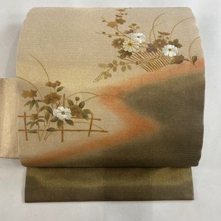 名古屋帯 美品 優品 正絹 【中古】(帯)