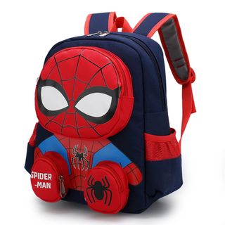 [新品未使用]立体　スパイダーマン　リュックサック　バック通園かばん遠足　キッズ(リュックサック)