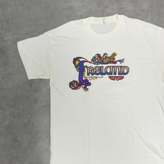 SCREEN STARS - 【IRELAND】90s USA製 アイルランド民族柄 プリントTシャツ