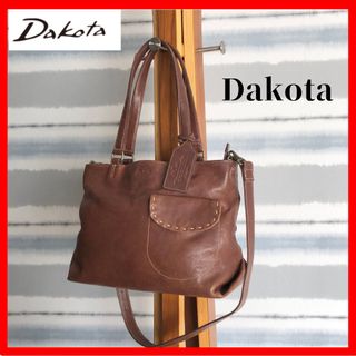 ダコタ(Dakota)の【Dakota 】ダコタ  シャーロット  2WAY ショルダーバッグ　ブラウン(ショルダーバッグ)