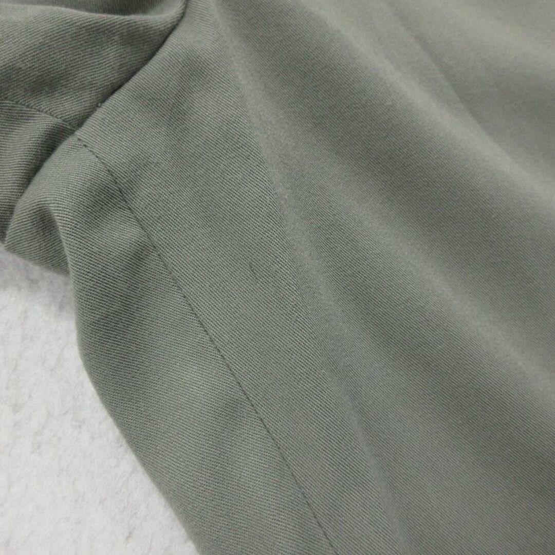 W33★古着 パンツ メンズ 00年代 00s 緑 グリーン 24may09 中古 ボトムス ロング メンズのパンツ(ワークパンツ/カーゴパンツ)の商品写真
