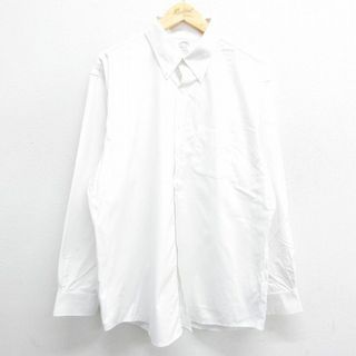 XL★古着 ブルックスブラザーズ BROOKS BROTHERS 長袖 ブランド シャツ メンズ 大きいサイズ ボタンダウン 白 ホワイト 24may09 中古 トップス(シャツ)