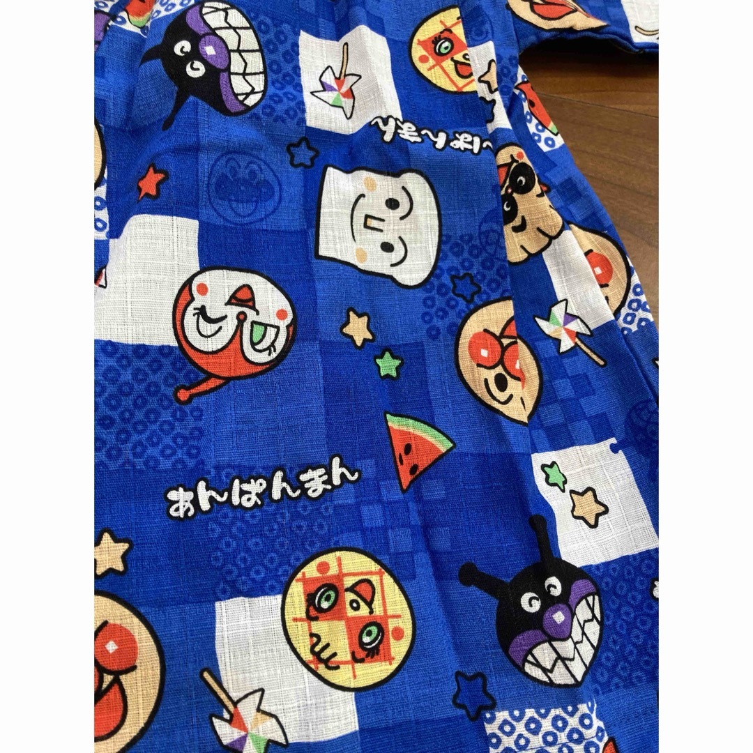 新品★アンパンマン★甚平 キッズ/ベビー/マタニティのキッズ服男の子用(90cm~)(甚平/浴衣)の商品写真