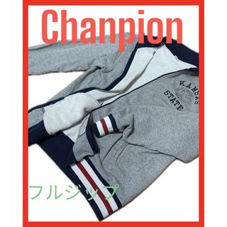 チャンピオン(Champion)のチャンピオン フルジップLサイズ美品 古着アメカジ(ブルゾン)