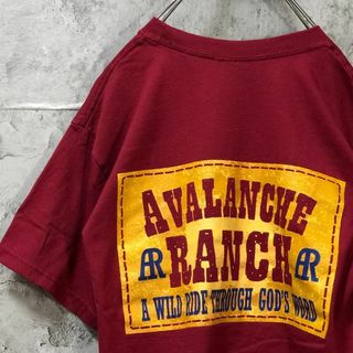 ヘインズ(Hanes)のAVALANCHE バックプリント USA輸入 ワンポイント Tシャツ(Tシャツ/カットソー(半袖/袖なし))