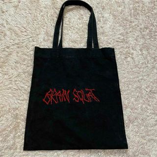 ニルズ　BRAIN SQUAT トートバッグ　ブラック　刺繍(トートバッグ)