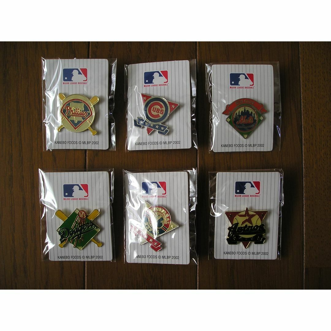 MLB(メジャーリーグベースボール)のMLB メジャーリーグ ピンバッジ スポーツ/アウトドアの野球(記念品/関連グッズ)の商品写真