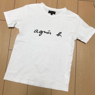 アニエスベー(agnes b.)のアニエスベー　Tシャツ　白　サイズ1(Tシャツ(半袖/袖なし))