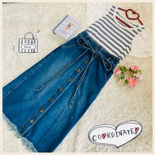 マジェスティックレゴン(MAJESTIC LEGON)のコーデセット売り♡MAJESTICLEGONトップス✦RETROGIRLスカート(セット/コーデ)