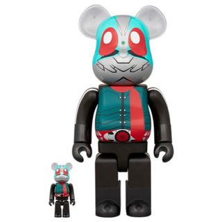 BE@RBRICK 仮面ライダー第2+1号 100％ & 400％(フィギュア)