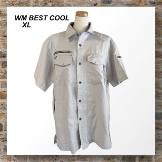 WORKMAN - A①   WORKMAN BEST  半袖　シャツ　XL 作業着　