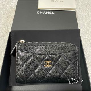 シャネル(CHANEL)の新品 シャネル CHANEL マトラッセ　フラグメントケース　ミニ財布　ブラック(財布)