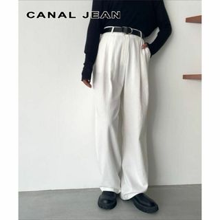 キャナルジーン(CANAL JEAN)のsmileyranna コットンダブルタックパンツ CANAL JEAN(その他)