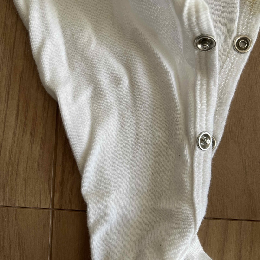 PETIT BATEAU(プチバトー)のプチバトー　ベビー　前開きロンパース　長袖　60cm キッズ/ベビー/マタニティのベビー服(~85cm)(ロンパース)の商品写真