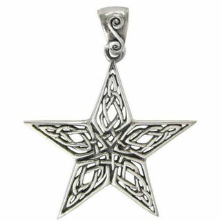 MM: Sterling Silver Celtic Knot Star(ネックレス)