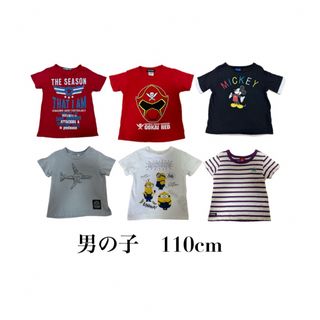 まとめ売り　男の子110cm 半袖Tシャツ　くまもん　ミッキー　ミニオンズ　他(Tシャツ/カットソー)