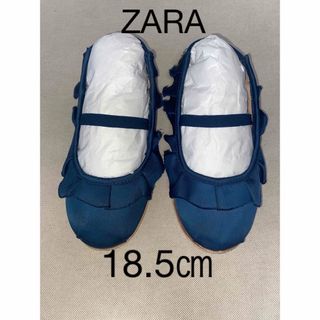 ザラキッズ(ZARA KIDS)のZARA ザラキッズ   サテン　サンダル　18.5㎝(サンダル)