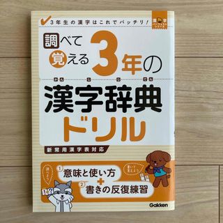 調べて覚える３年の漢字辞典ドリル(語学/参考書)