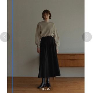 クラネ(CLANE)のMANOF  FALLE LINE FLARE SKIRT(ロングスカート)