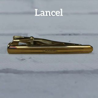 ランセル(LANCEL)の【匿名配送】ランセル タイピン ゴールド シンプル ロゴ(ネクタイピン)