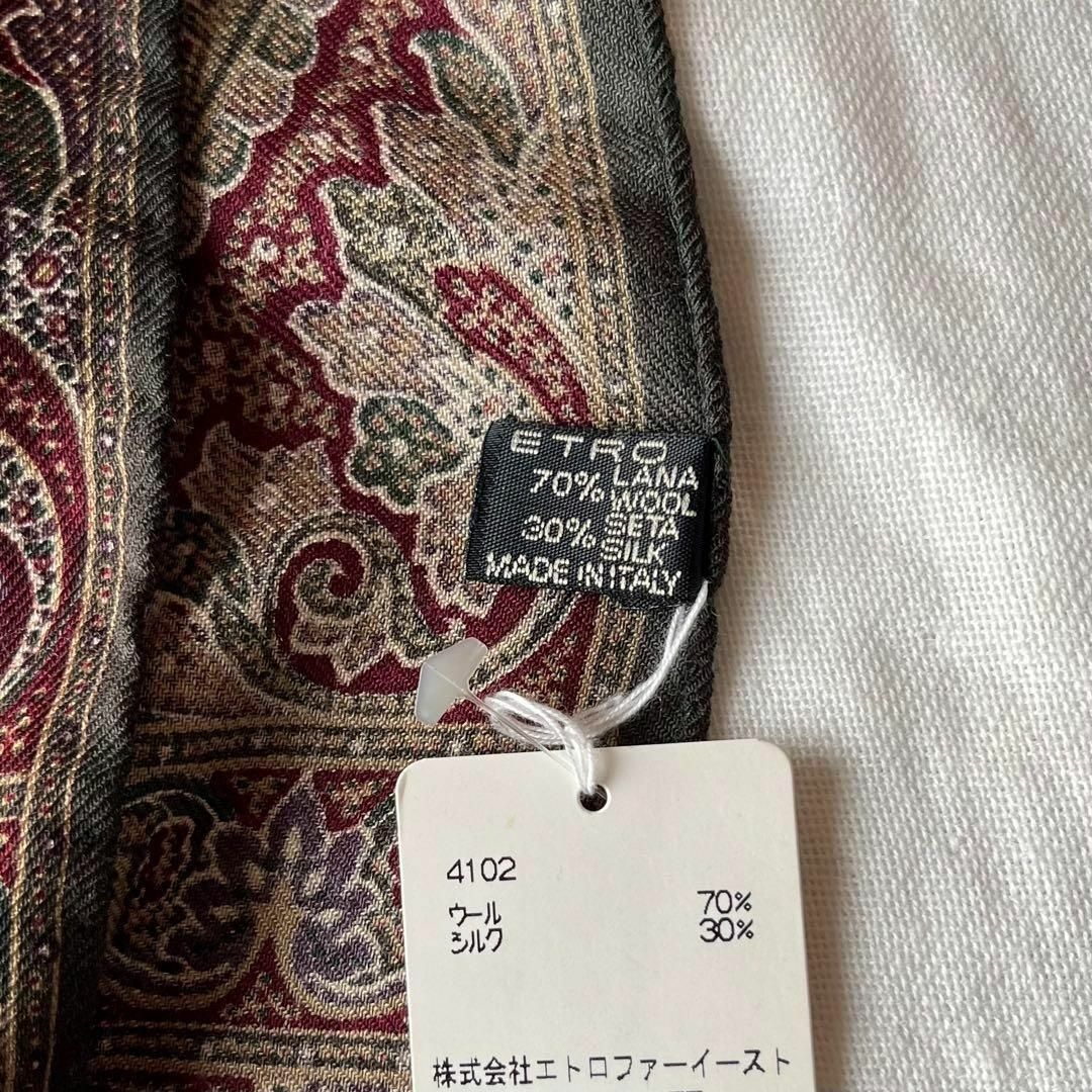 ETRO(エトロ)の未使用品　エトロ　シルク混ストール　レディース　メンズ レディースのファッション小物(バンダナ/スカーフ)の商品写真