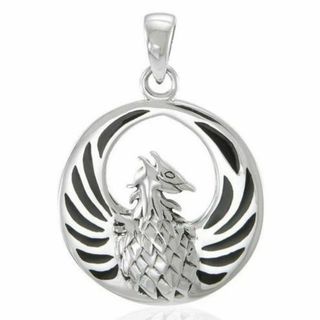 PS: Silver Phoenix Pendant Black Onyx(ネックレス)