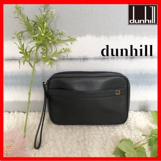 ダンヒル(Dunhill)の【dunhill】ダンヒル　セカンドバッグ　レザー　クラッチバッグ　ブラック(セカンドバッグ/クラッチバッグ)