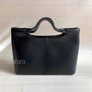 ●leather Rectangleトート&ショルダーバッグ●本革(トートバッグ)