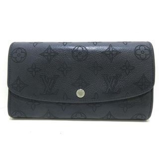 ルイヴィトン(LOUIS VUITTON)のLOUIS VUITTON(ルイヴィトン) 長財布 マヒナ美品  ポルトフォイユイリス M60143 ノワール マヒナ・レザー(財布)