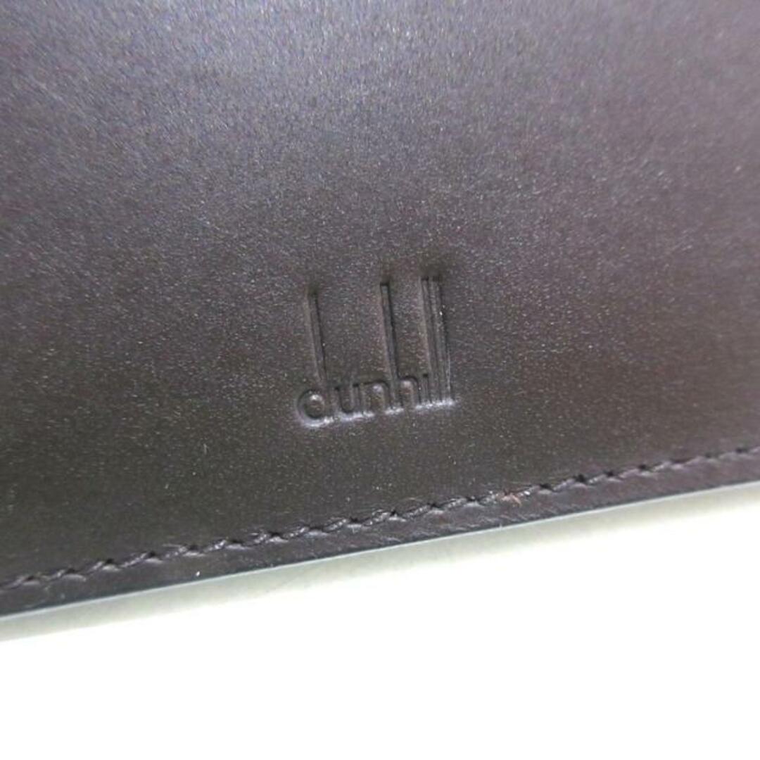 Dunhill(ダンヒル)のdunhill/ALFREDDUNHILL(ダンヒル) 長財布美品  ダークネイビー カーボン加工 レザー レディースのファッション小物(財布)の商品写真