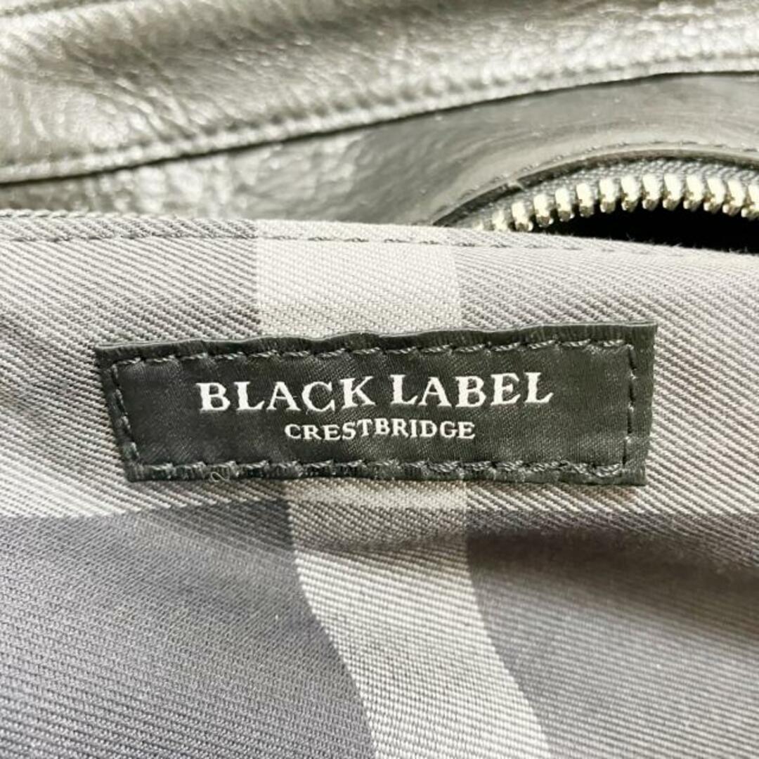 BLACK LABEL CRESTBRIDGE(ブラックレーベルクレストブリッジ)のBLACK LABEL CRESTBRIDGE(ブラックレーベルクレストブリッジ) トートバッグ 黒 レザー レディースのバッグ(トートバッグ)の商品写真