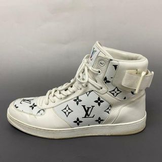 ルイヴィトン(LOUIS VUITTON)のLOUIS VUITTON(ルイヴィトン) スニーカー 7 1/2 メンズ リヴォリライン 白 ハイカット レザー(スニーカー)