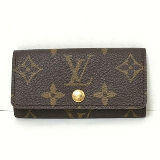 ルイヴィトン(LOUIS VUITTON)のLOUIS VUITTON(ルイヴィトン) キーケース モノグラム美品  ミュルティクレ4 M62631 モノグラム･キャンバス(キーケース)