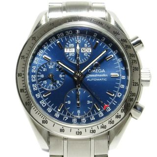 オメガ(OMEGA)のOMEGA(オメガ) 腕時計 スピードマスター デイデイト 3523.80 メンズ SS ブルー(その他)