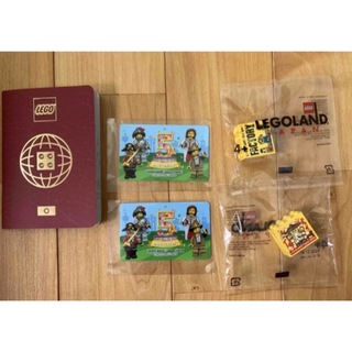 Lego - レゴランド　グッズ　ウー先生　ブロック　カードキーレプリカ　スタンプパスポート