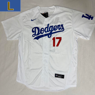 ナイキ(NIKE)の大谷翔平 ドジャース ユニフォーム 野球 MLB Dodgers ホワイト(応援グッズ)