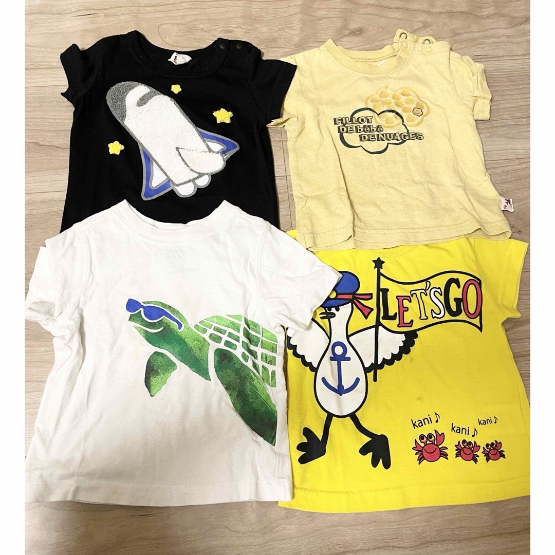 BeBe(ベベ)の飛行機Tシャツまとめ売り キッズ/ベビー/マタニティのキッズ服女の子用(90cm~)(Tシャツ/カットソー)の商品写真