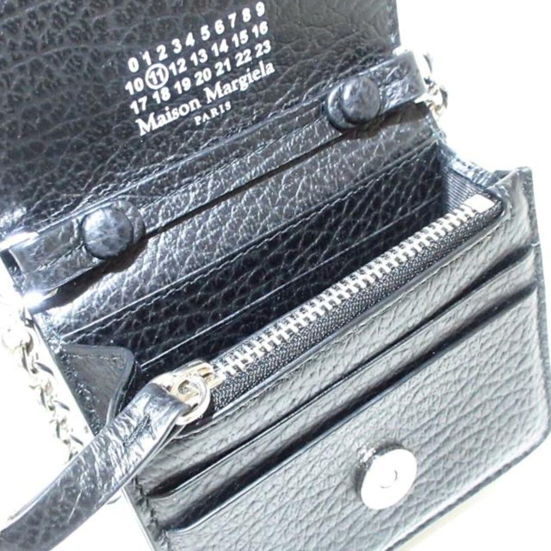 Maison Margiela(メゾンマルジェラ) 財布美品  チェーンウォレット SA3UI0009P4455T8013 黒 チェーン着脱可 レザー レディースのファッション小物(財布)の商品写真